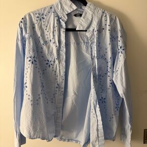 Zara blue button down
